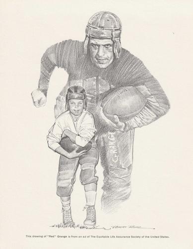 1967-73 Equitable Life Assurance Sports Hall of Fame #NNO Red Grange Front