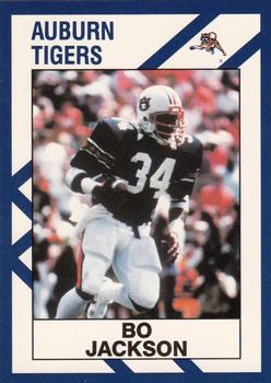 1990 Collegiate Collection Say No to Drugs #AU 1 Bo Jackson Front