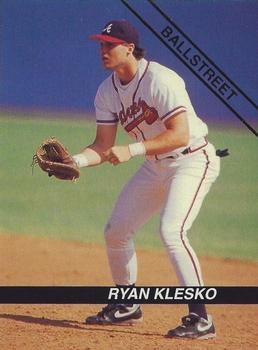 1992 Ballstreet #57 Ryan Klesko Front