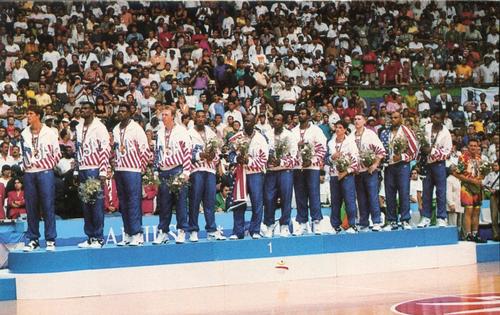 1992 Ballstreet - Jumbo 4x6 #NNO The Dream Team In Barcelona Front