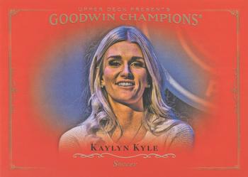 2016 Upper Deck Goodwin Champions - Royal Red #87 Kaylyn Kyle Front