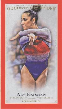 2016 Upper Deck Goodwin Champions - Royal Red Minis #16 Aly Raisman Front