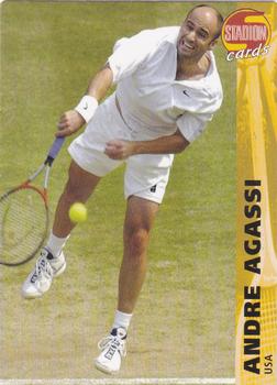 2001 Stadion World Stars #307 Andre Agassi Front