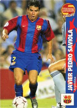 2002 Stadion World Stars #506 Javier Pedro Saviola Front