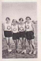 1932 Bulgaria Sport Photos #4 Tilly Fleischer / Bernhardt / Detta Lorenz / Emmi Haux Front