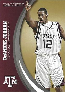 2015 Panini Texas A&M Aggies - Gold #27 DeAndre Jordan Front