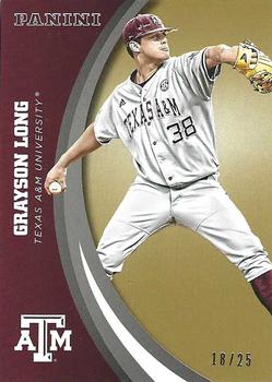 2015 Panini Texas A&M Aggies - Gold #30 Grayson Long Front