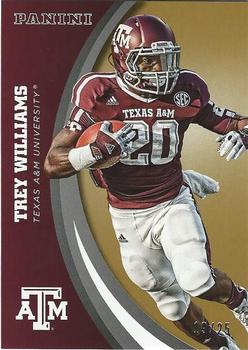 2015 Panini Texas A&M Aggies - Gold #37 Trey Williams Front