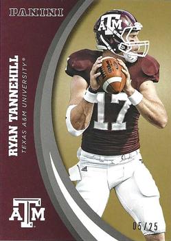 2015 Panini Texas A&M Aggies - Gold #48 Ryan Tannehill Front