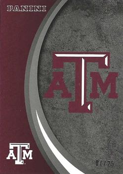 2015 Panini Texas A&M Aggies - Gold #6 Official Logo Front