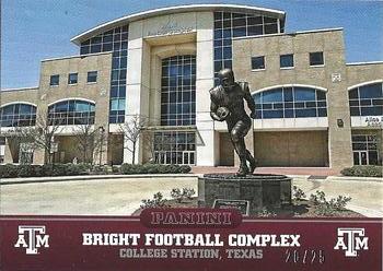 2015 Panini Texas A&M Aggies - Gold #9 Bright Football Complex Front