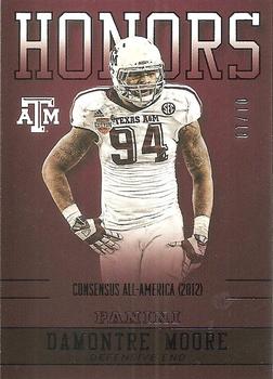 2015 Panini Texas A&M Aggies - Honors Black #DM-A&M Damontre Moore Front