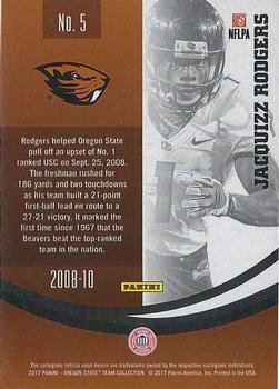 2017 Panini Oregon State Beavers #5 Jacquizz Rodgers Back