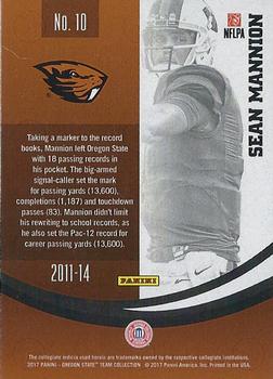 2017 Panini Oregon State Beavers #10 Sean Mannion Back