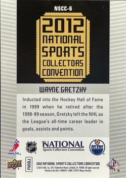 2012 Upper Deck National Convention Redemption #NSCC-6 Wayne Gretzky Back