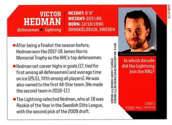 2018 Sports Illustrated for Kids #775 Victor Hedman Back