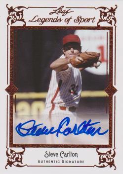 2012 Leaf Legends of Sport #BA-SC1 Steve Carlton Front