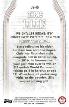 2018 Topps U.S. Olympic & Paralympic Team Hopefuls - Bronze #US-45 Chris Lillis Back