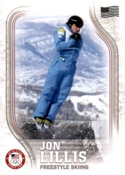 2018 Topps U.S. Olympic & Paralympic Team Hopefuls - U.S. Flag #US-43 Jon Lillis Front