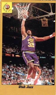 1995 Magic Sport ID Cards (German) #61 Karl Malone Front