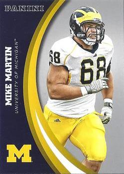 2015 Panini Michigan Wolverines - Silver #29 Mike Martin Front