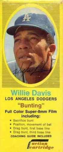 1970 Action Cartridges #10-11-11 Willie Davis Front