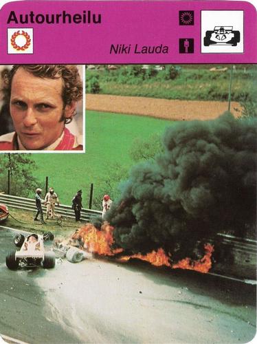 1977 Sportscaster Series 8 Finnish #08-192 Niki Lauda Front