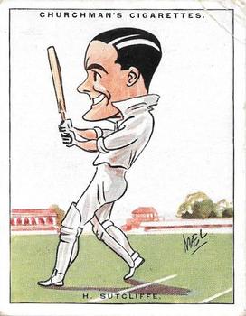 1929 Churchman's Men of the Moment in Sport (2nd Series) #6 Herbert Sutcliffe Front