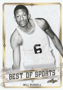 2018 Leaf Best of Sports #03 Bill Russell Front