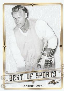 2018 Leaf Best of Sports #08 Gordie Howe Front