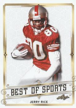 2018 Leaf Best of Sports #10 Jerry Rice Front