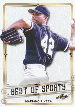 2018 Leaf Best of Sports #14 Mariano Rivera Front