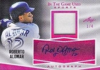 2018 Leaf In The Game Used Sports #GUA-RA1 Roberto Alomar Front