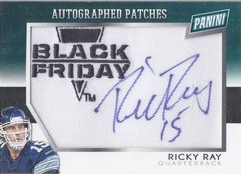 2014 Panini Black Friday - Autographed Manufactured Patches #RR Ricky Ray Front