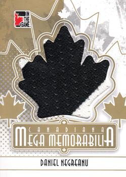 2011 In The Game Canadiana - Mega Memorabilia Gold #MM-38 Daniel Negreanu Front