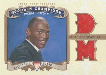 2012 Upper Deck Goodwin Champions - Dual Memorabilia #M2-MJ Michael Jordan Front