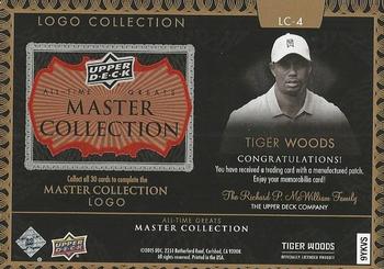 2016 Upper Deck All-Time Greats Master Collection - Logo Collection Puzzle #LC-4 Tiger Woods Back