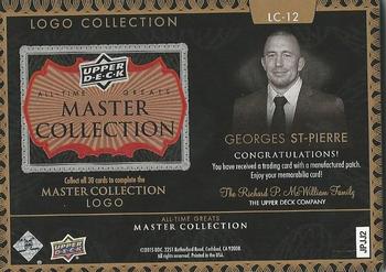 2016 Upper Deck All-Time Greats Master Collection - Logo Collection Puzzle #LC-12 Georges St-Pierre Back