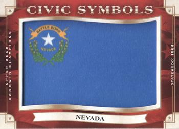 2019 Upper Deck Goodwin Champions - Civic Symbols Manufactured Patches #USF-36 Nevada Front