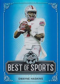 2019 Leaf Best of Sports - Blue #M-03 Dwayne Haskins Front