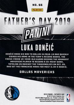 2019 Panini Father's Day - Cracked Ice #66 Luka Doncic Back