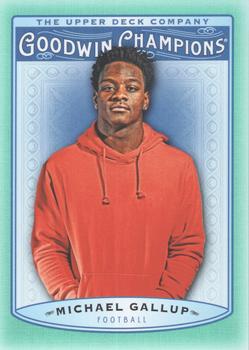 2019 Upper Deck Goodwin Champions - Turquoise #19 Michael Gallup Front