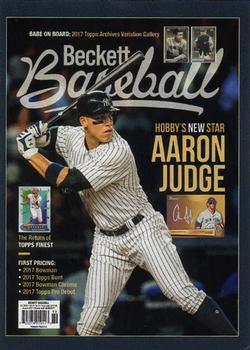 2017 Beckett National Convention Cover Promos #NNO Aaron Judge / Gary Sanchez Front