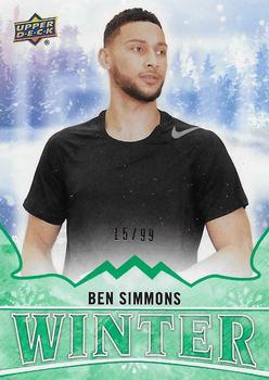 2019 Upper Deck Singles Day Winter - Bounty Green #W7 Ben Simmons Front