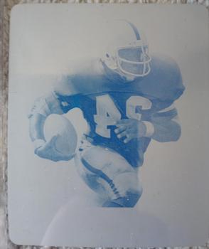 2018 Leaf Originals Metal - Printing Plates Cyan #17 Earl Campbell Front