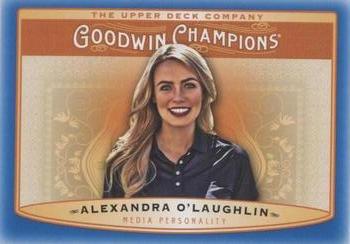 2019 Upper Deck Goodwin Champions - Royal Blue #74 Alexandra O'Laughlin Front
