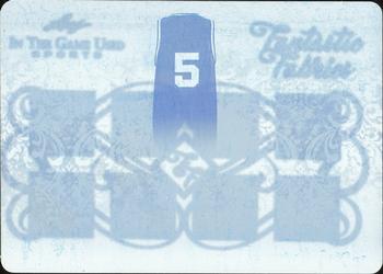 2019 Leaf In the Game Used - Fantastic Fabrics 8 Relics Printing Plates Cyan #FF-12 Kevin Garnett Front