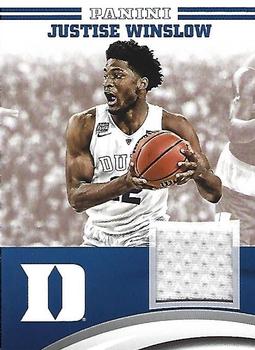 2015 Panini Duke Blue Devils - Memorabilia #JW-DU Justise Winslow Front