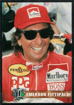 1993 Legends Sports Memorabilia - Silver #48 Emerson Fittipaldi Front