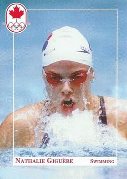 1992 Erin Maxx Summer Olympics Hopefuls #31 Nathalie Giguere Front
